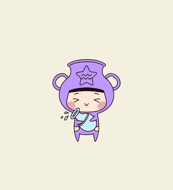 ảnh chibi cung bảo bình đẹp