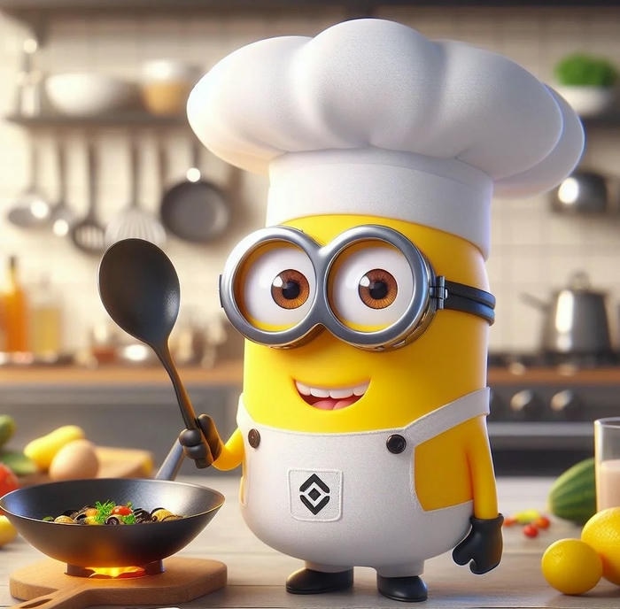 ảnh chibi đầu bếp minion