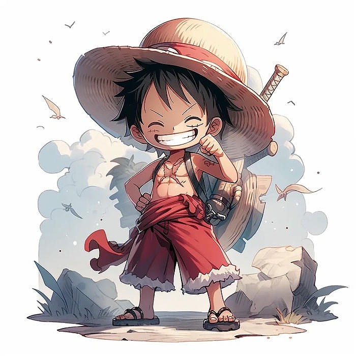 ảnh chibi luffy đẹp nhất