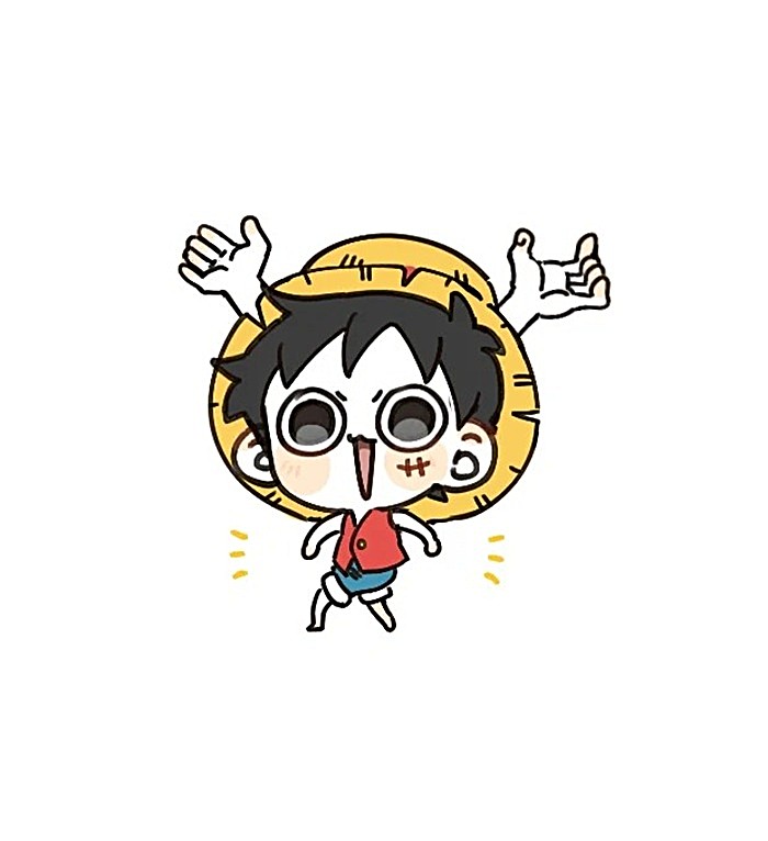 ảnh chibi luffy siêu cute