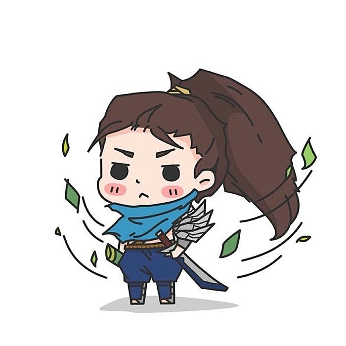 ảnh chibi yasuo siêu cute