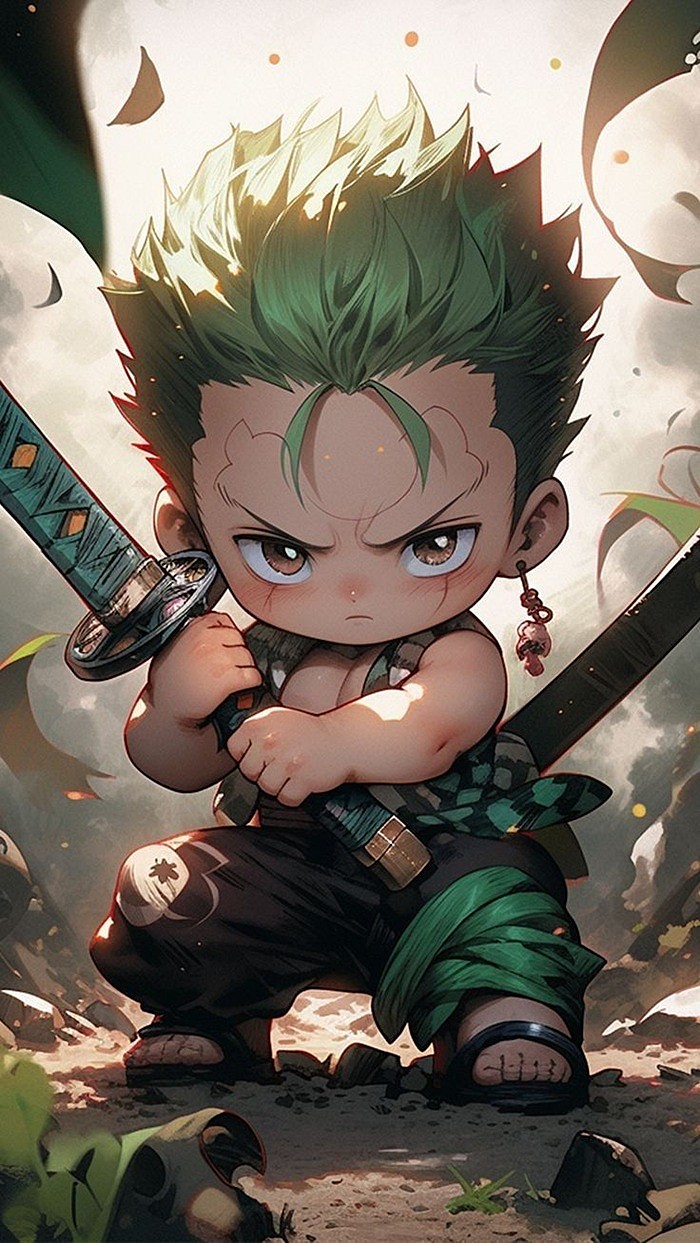 ảnh chibi zoro ngầu