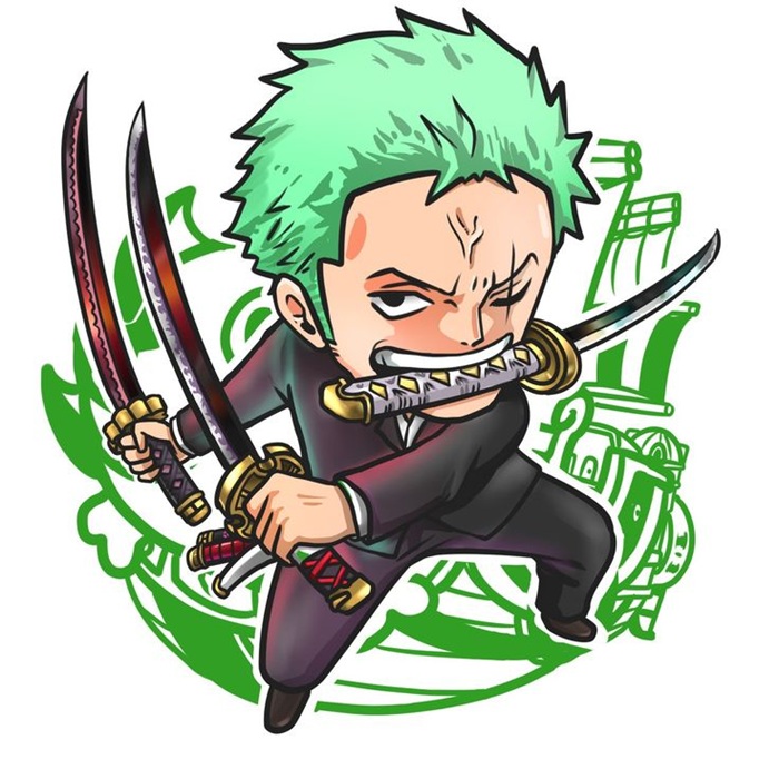 anh chibi zoro ngầu