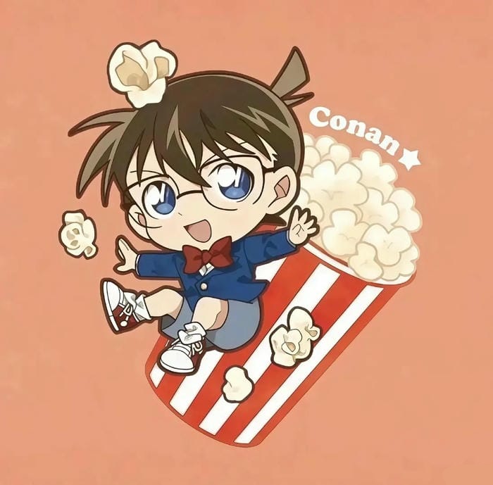 ảnh conan chibi cute đáng yêu