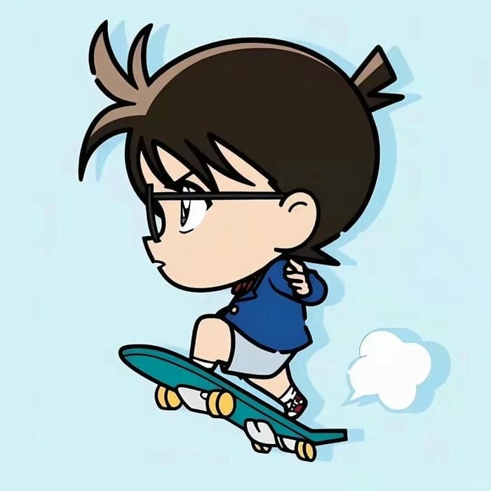 ảnh conan chibi cute