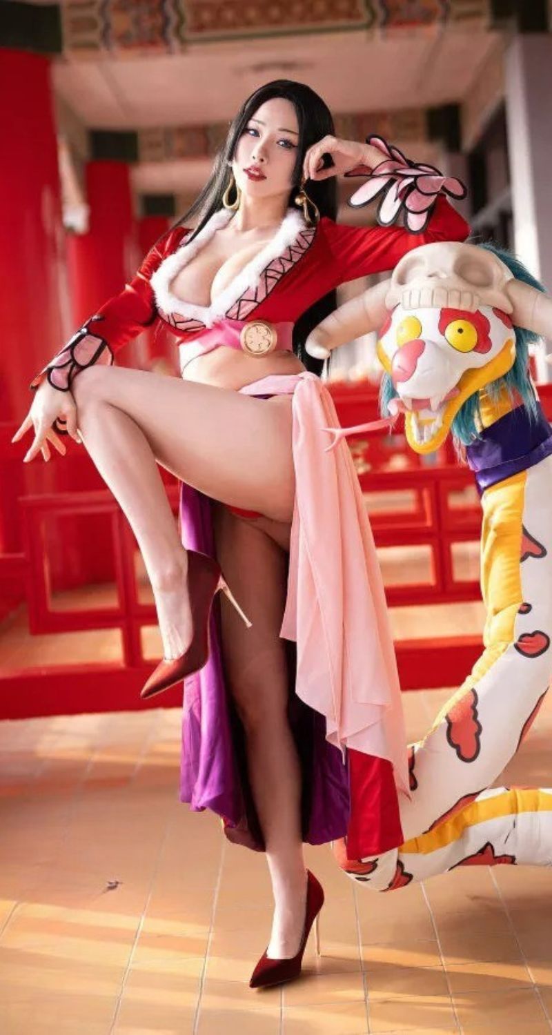 ảnh cosplay boa hancock dễ thương