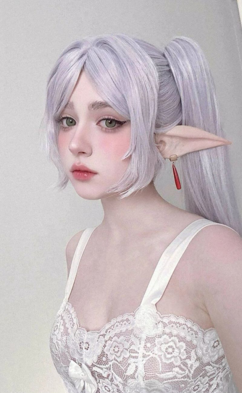 ảnh cosplay frieren xinh