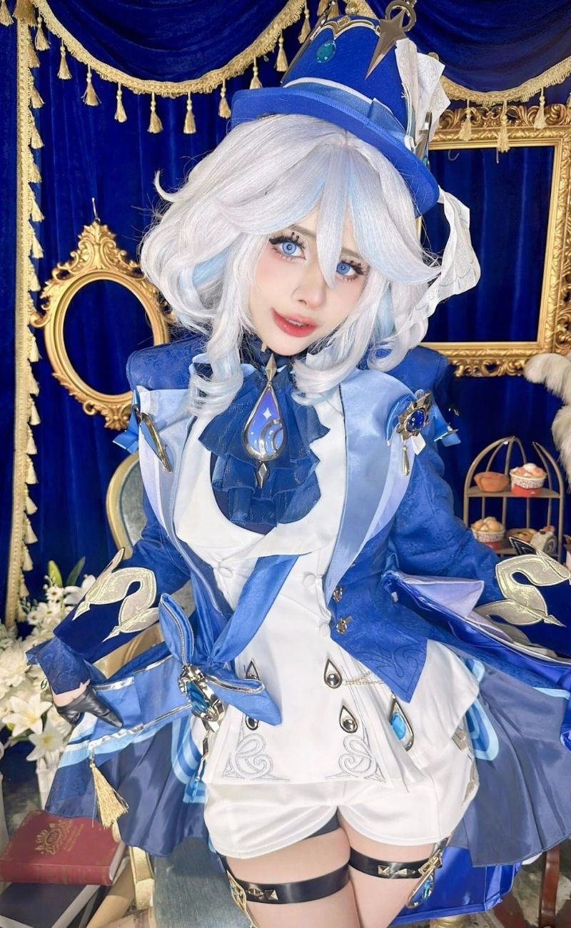 ảnh cosplay furina dễ thương