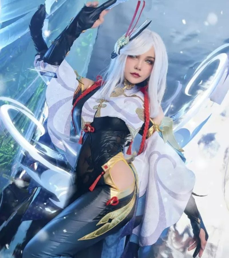 ảnh cosplay genshin damdang