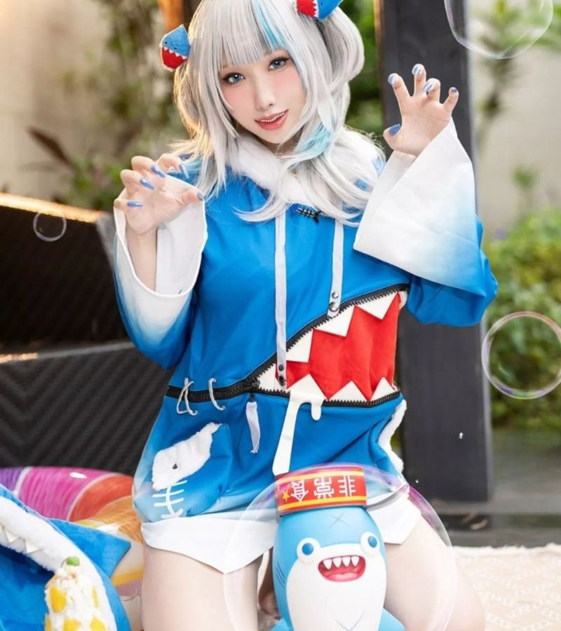 ảnh cosplay gura đẹp