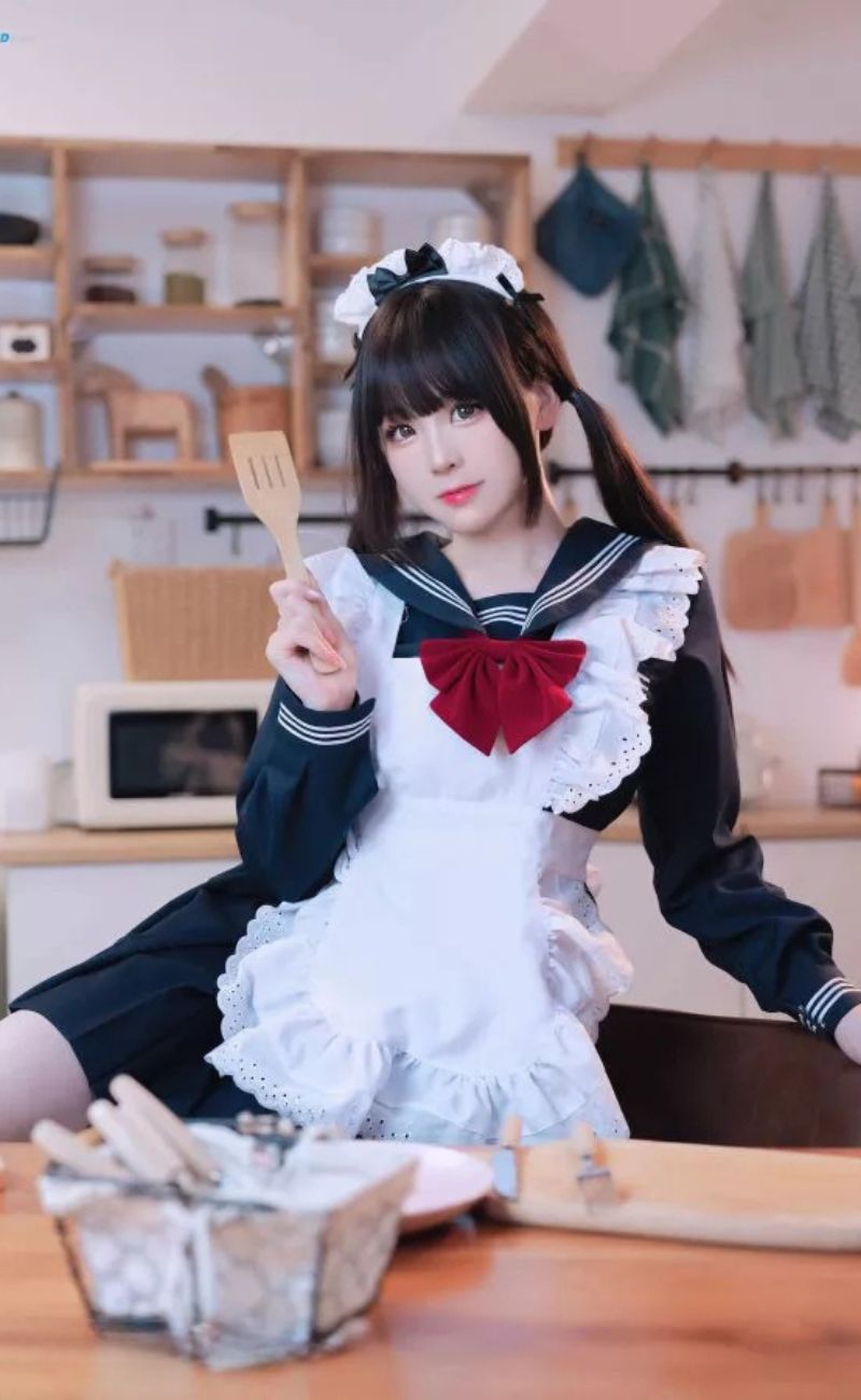 ảnh cosplay hầu gái