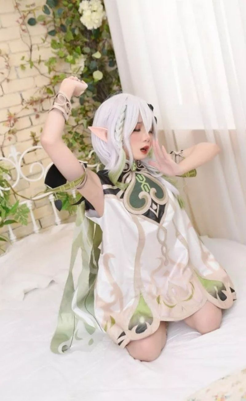 ảnh cosplay nahida dễ thương