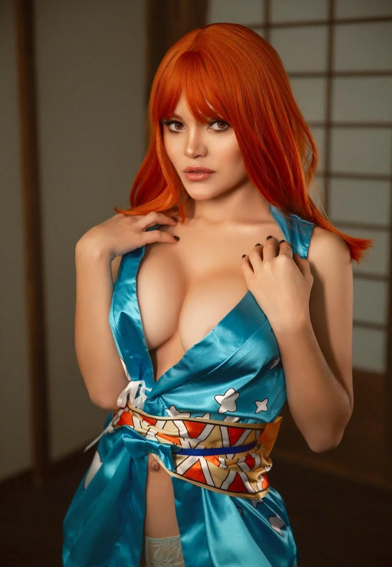 ảnh cosplay nami cực dâm