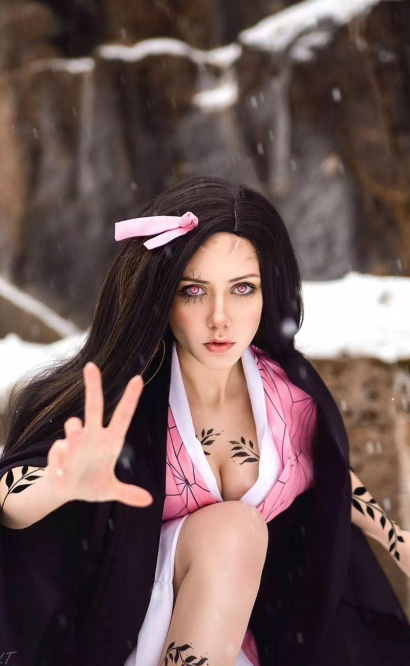 ảnh cosplay nezuko đẹp