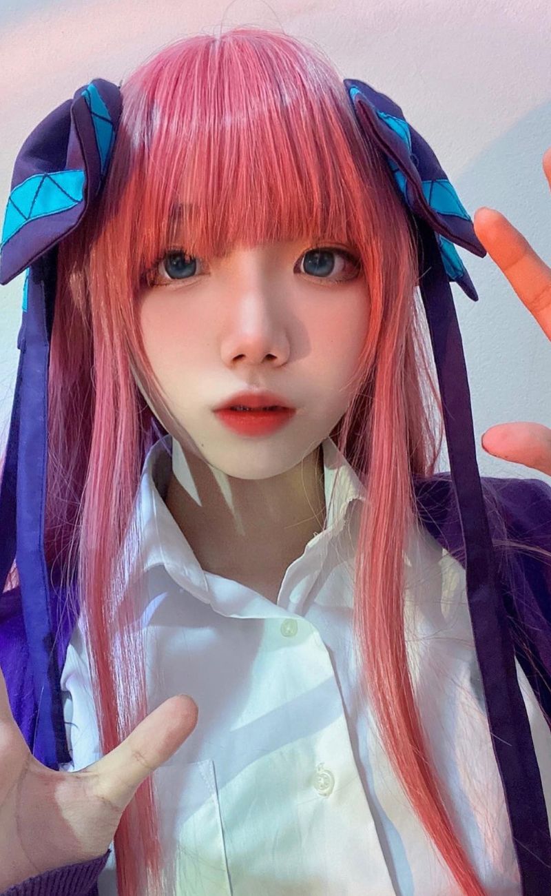 ảnh cosplay nino đáng yêu