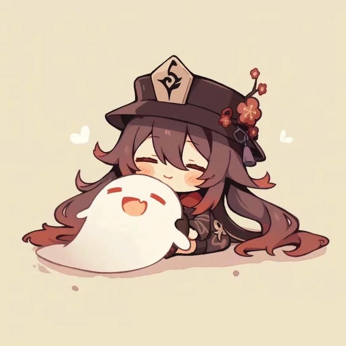 ảnh hutao chibi cute