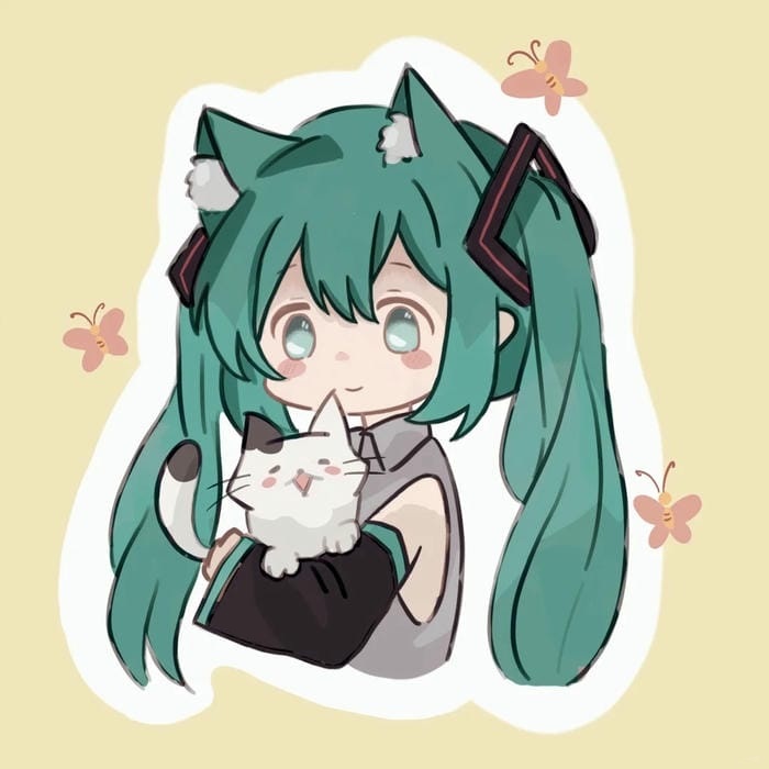 ảnh miku anime dễ thương