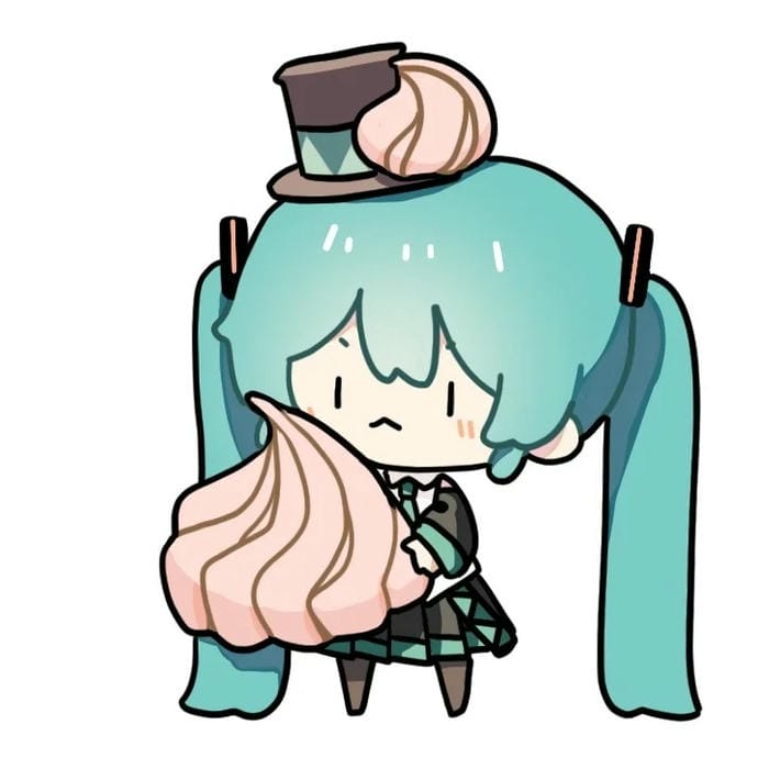 ảnh miku chibi cực đáng yêu