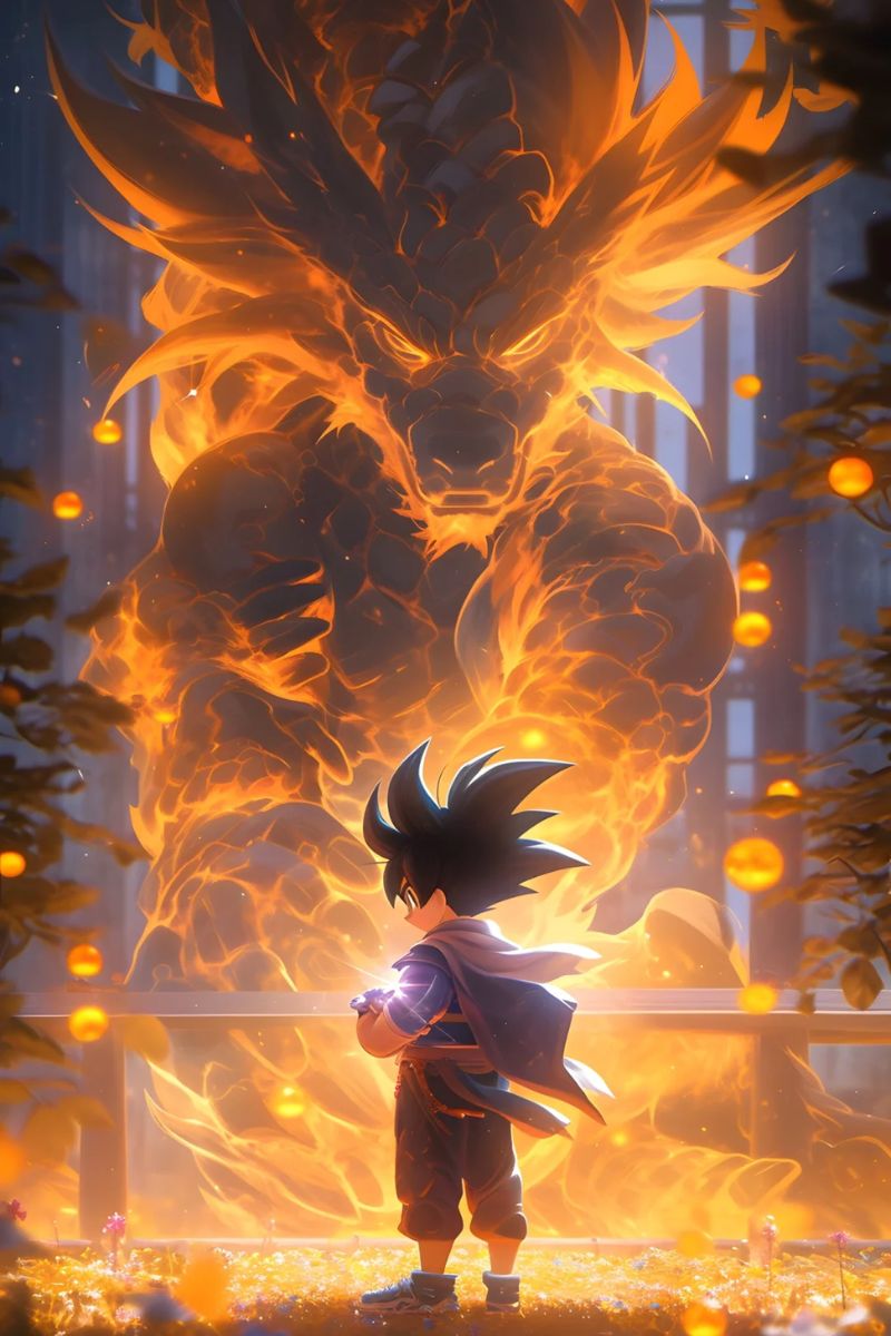 ảnh nền goku 3d