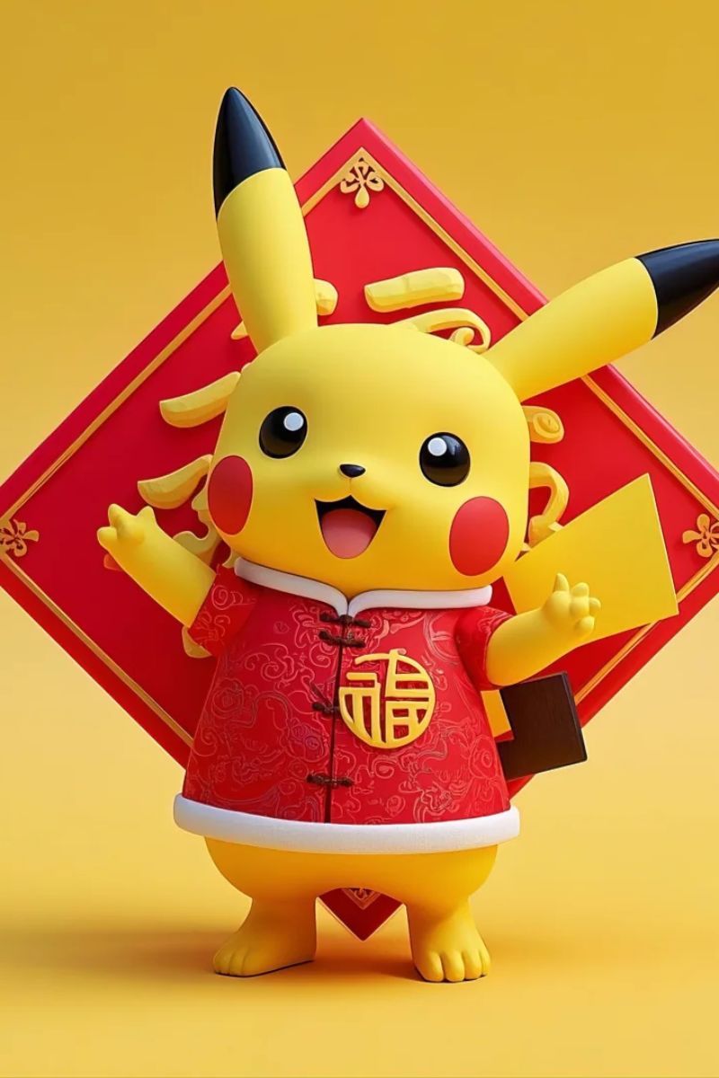 hình ảnh pikachu 3d