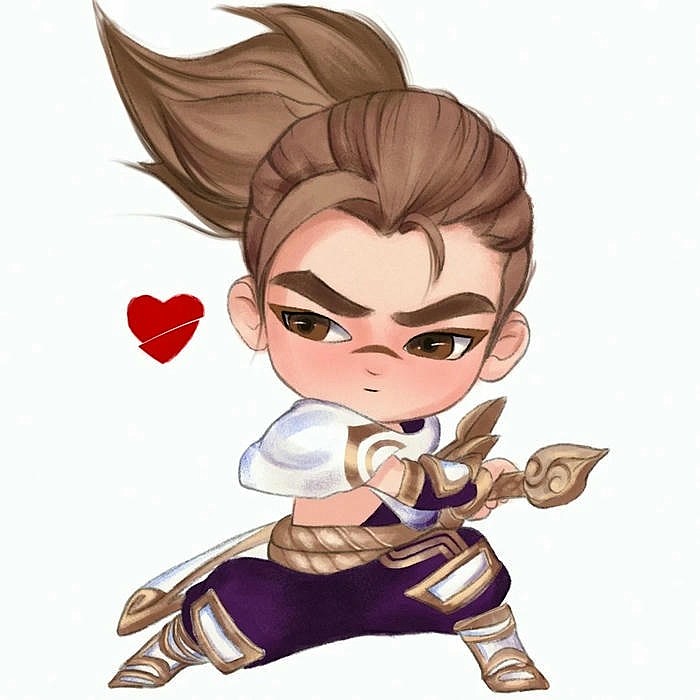 anh yasuo chibi đang yêu