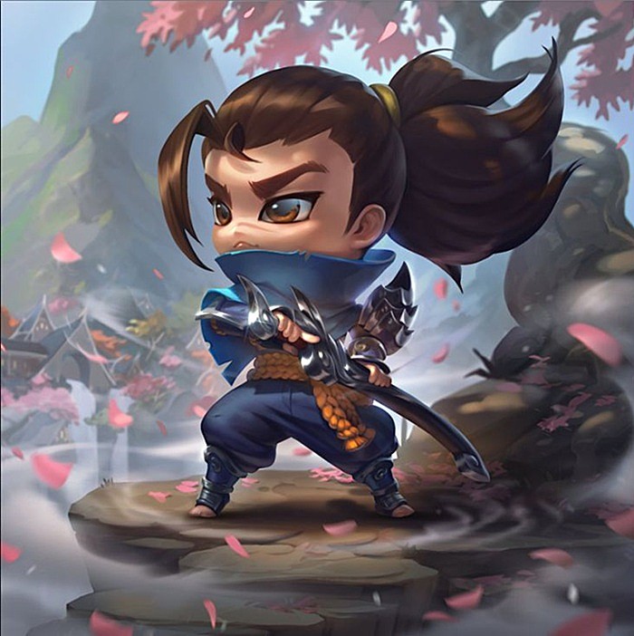 ảnh yasuo chibi ngầu