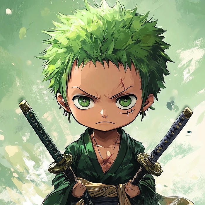 anh zoro chibi