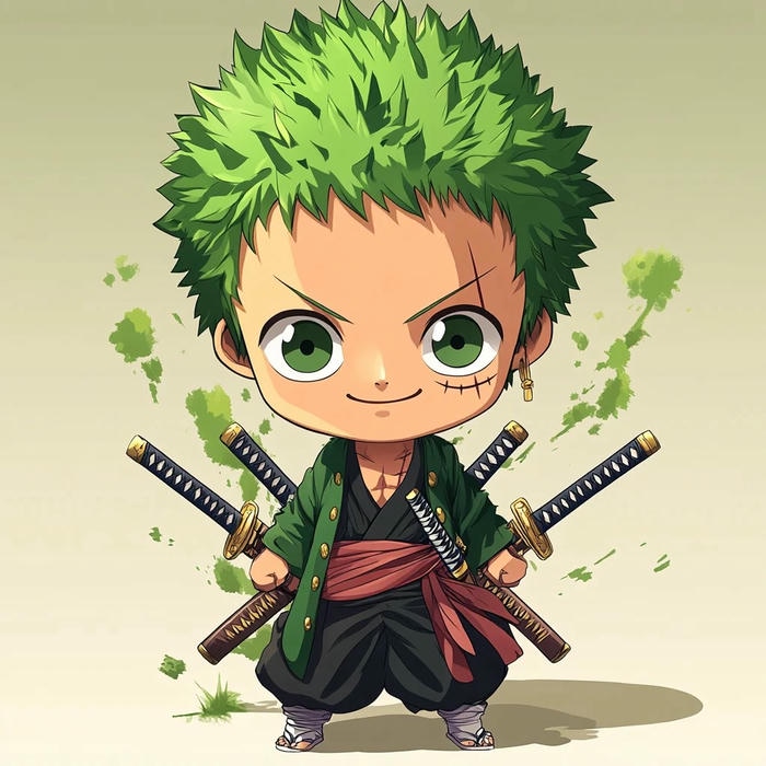 avt zoro chibi chất