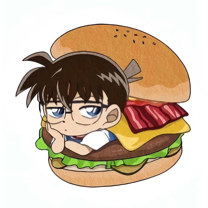 conan chibi đang yeu