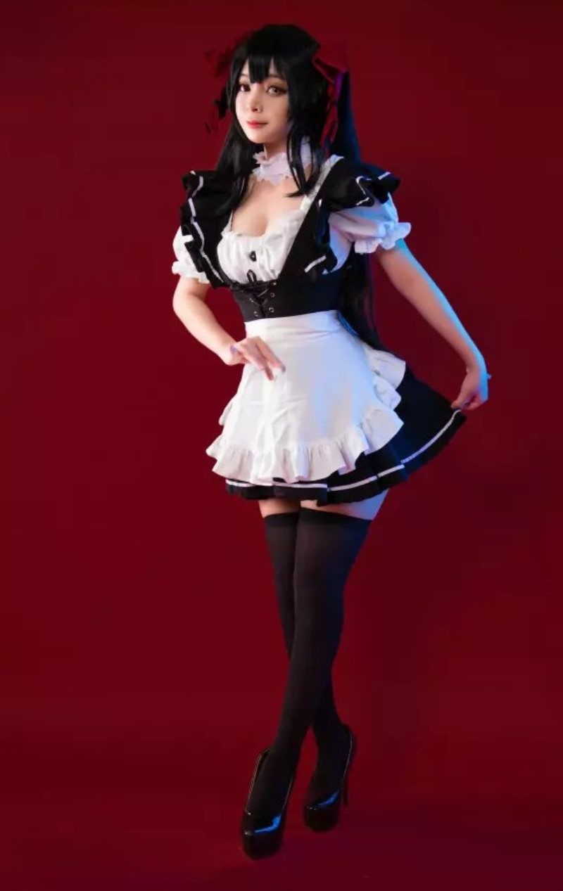 cosplay hầu gái cực xinh