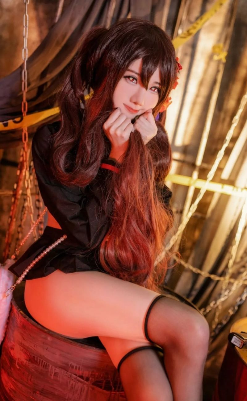 cosplay hutao nóng bỏng