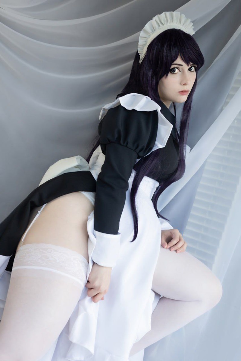 cosplay maid gợi cảm