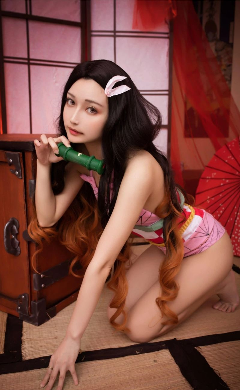 cosplay nezuko nóng bỏng