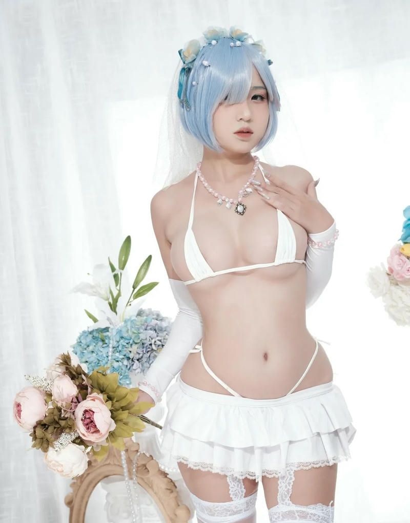 cosplay rem cực xinh