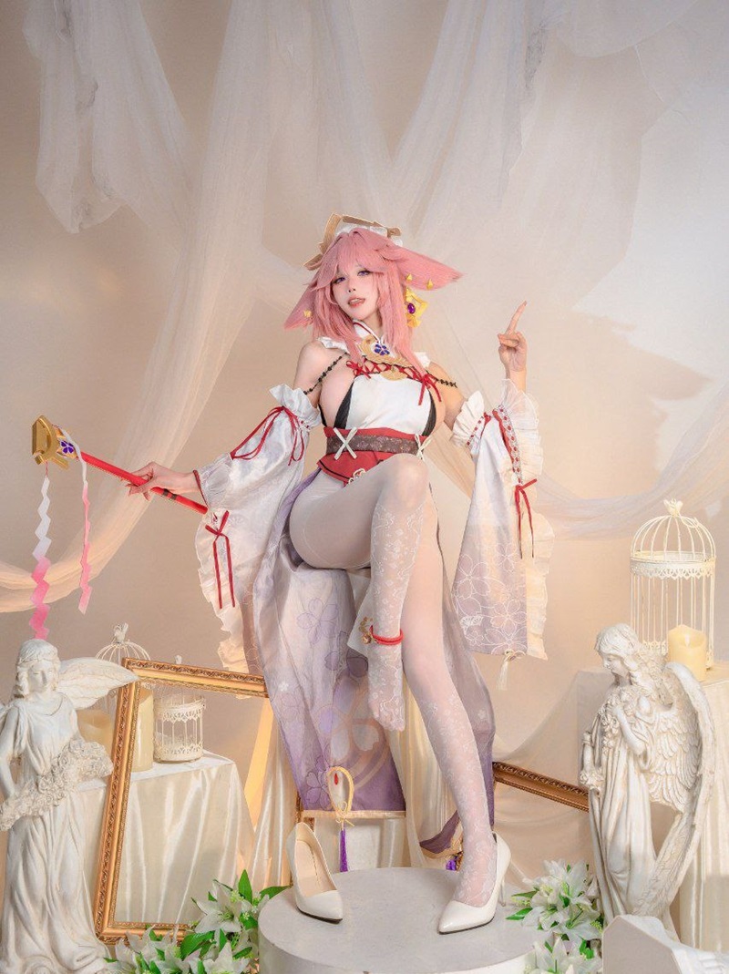 cosplay yae miko cực dâm