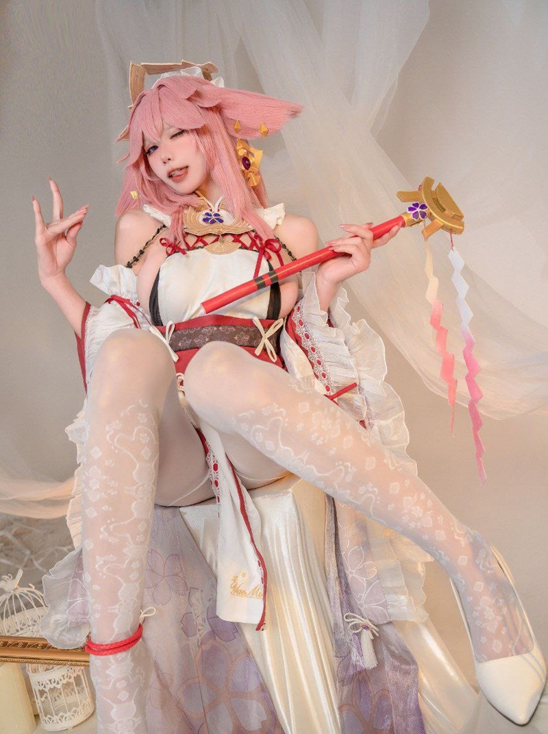 cosplay yae miko cực xinh