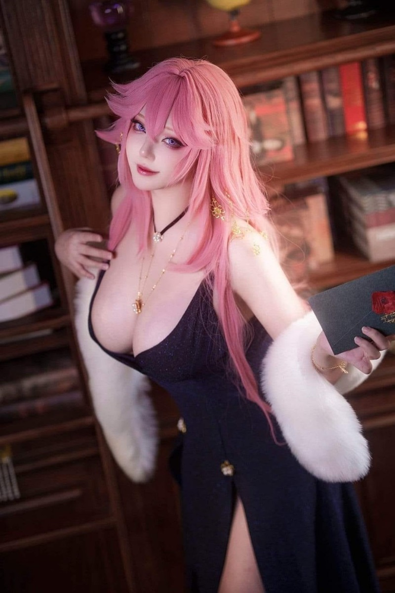 cosplay yae miko damdang