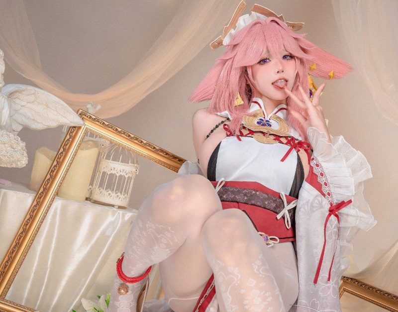 cosplay yae miko đáng yêu