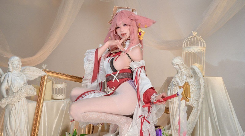 cosplay yae miko dễ thương