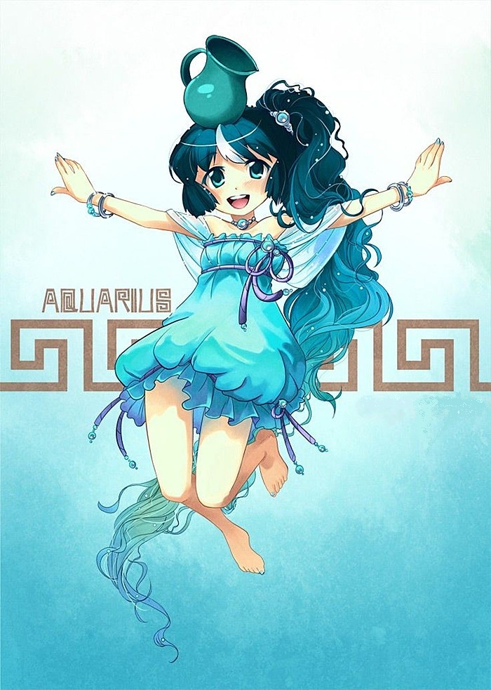 cung bảo bình chibi xinh