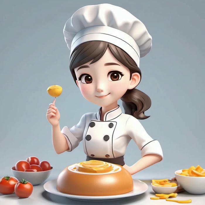 đầu bếp chibi