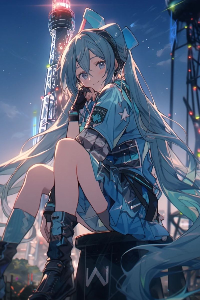 hình Hatsune Miku chất