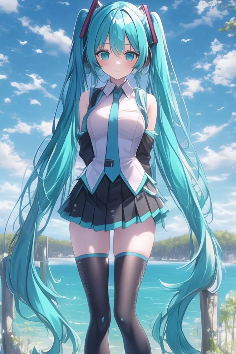 hình Hatsune Miku siêu đẹp