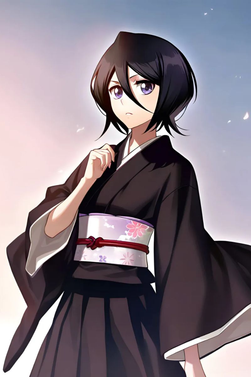 hình Rukia Kuchiki 3d