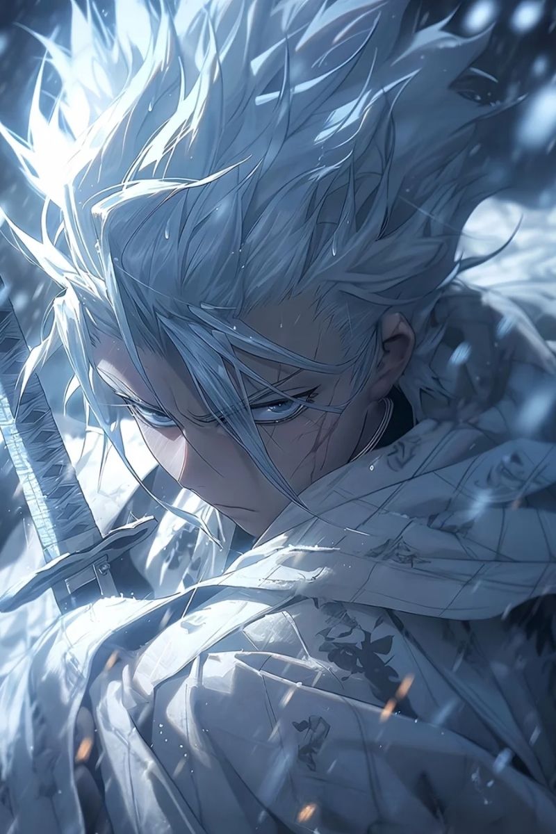 hình Toshiro Hitsugaya 3d