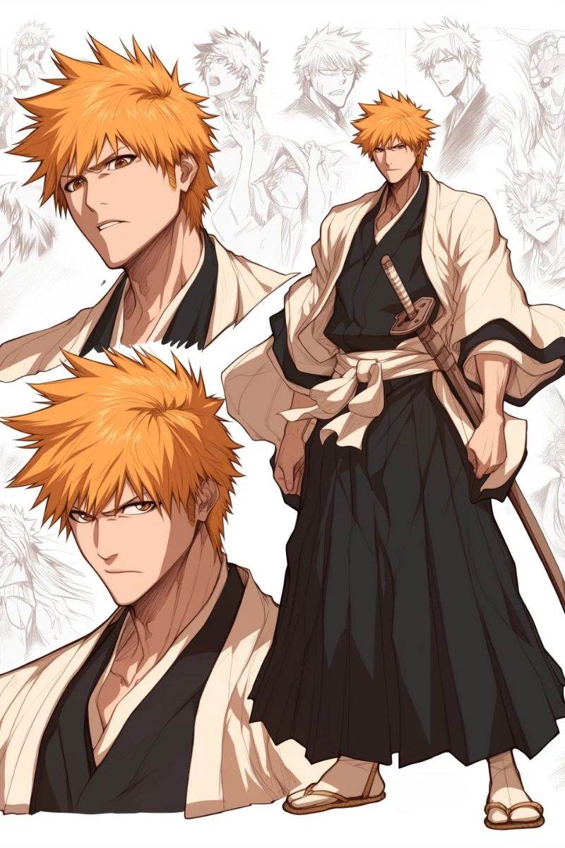 hình ảnh Ichigo Kurosaki 3d