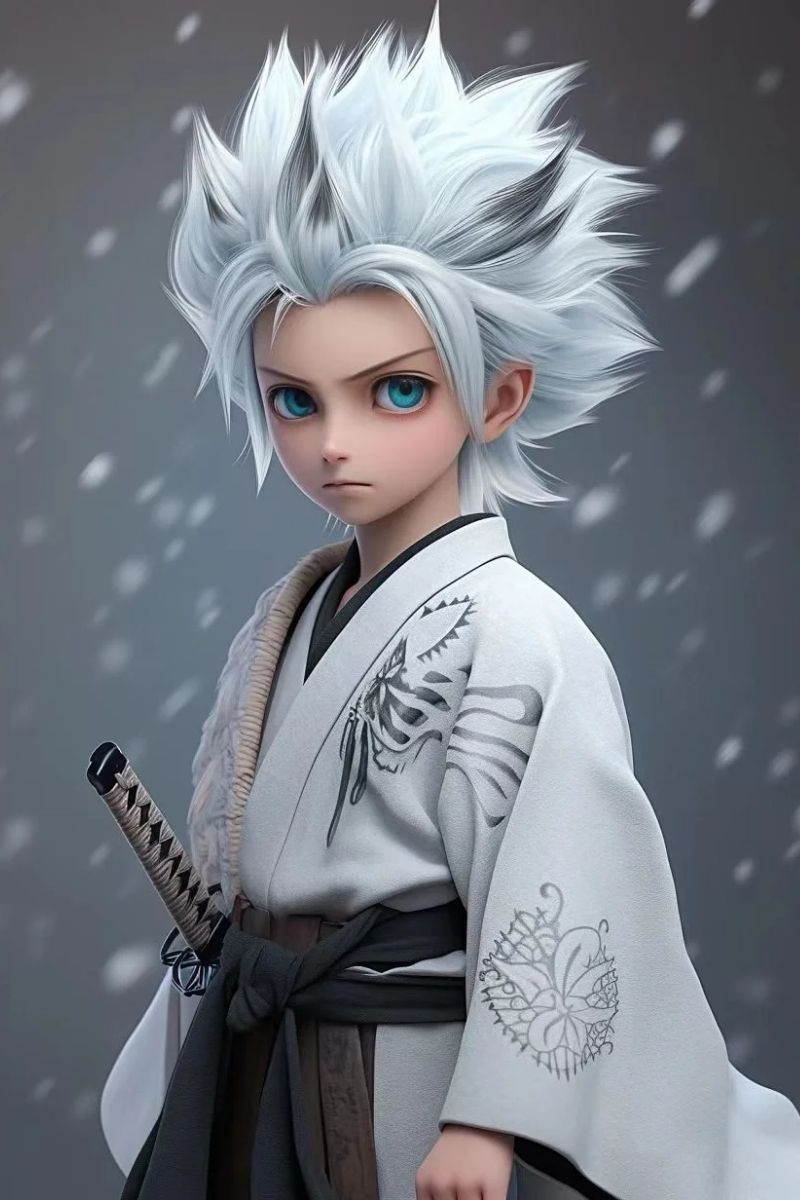 hình ảnh Toshiro Hitsugaya đáng yêu