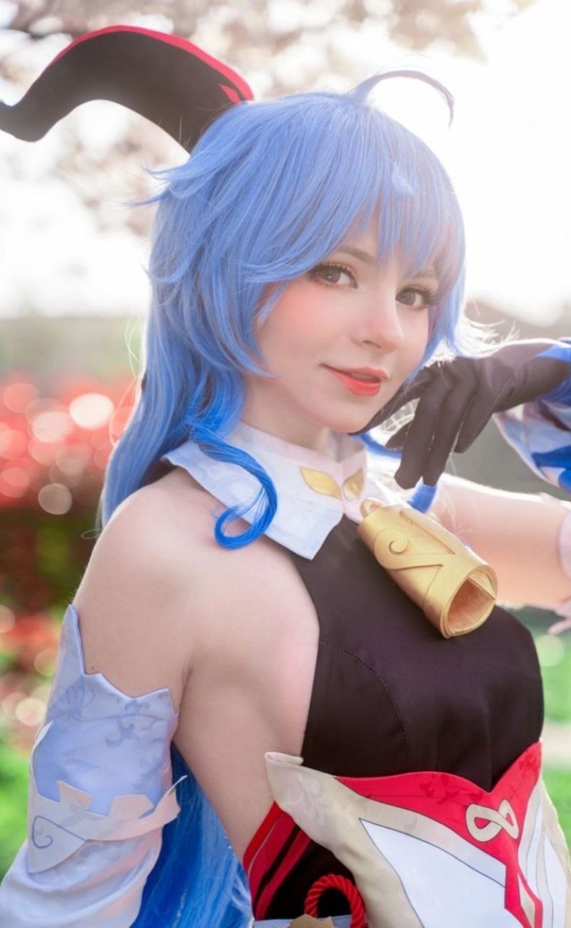 hình ảnh cosplay ganyu cực dâm (2)