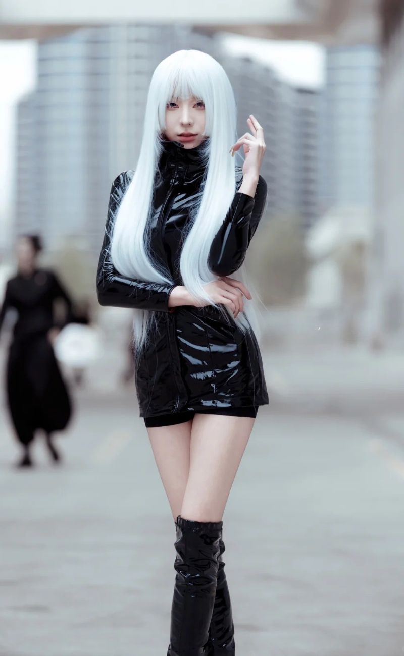 hình ảnh cosplay gojo cực xinh