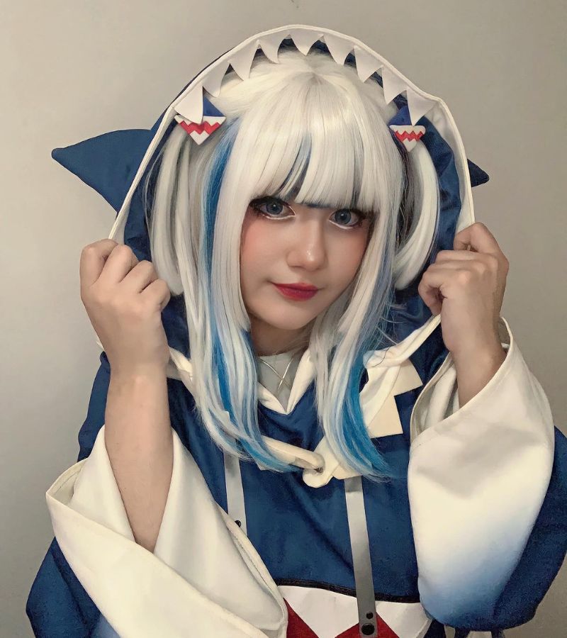 hình ảnh cosplay gura dễ thương